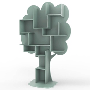 Baum-Bibliothek LOUANE Mathy by Bols Sturmgrau