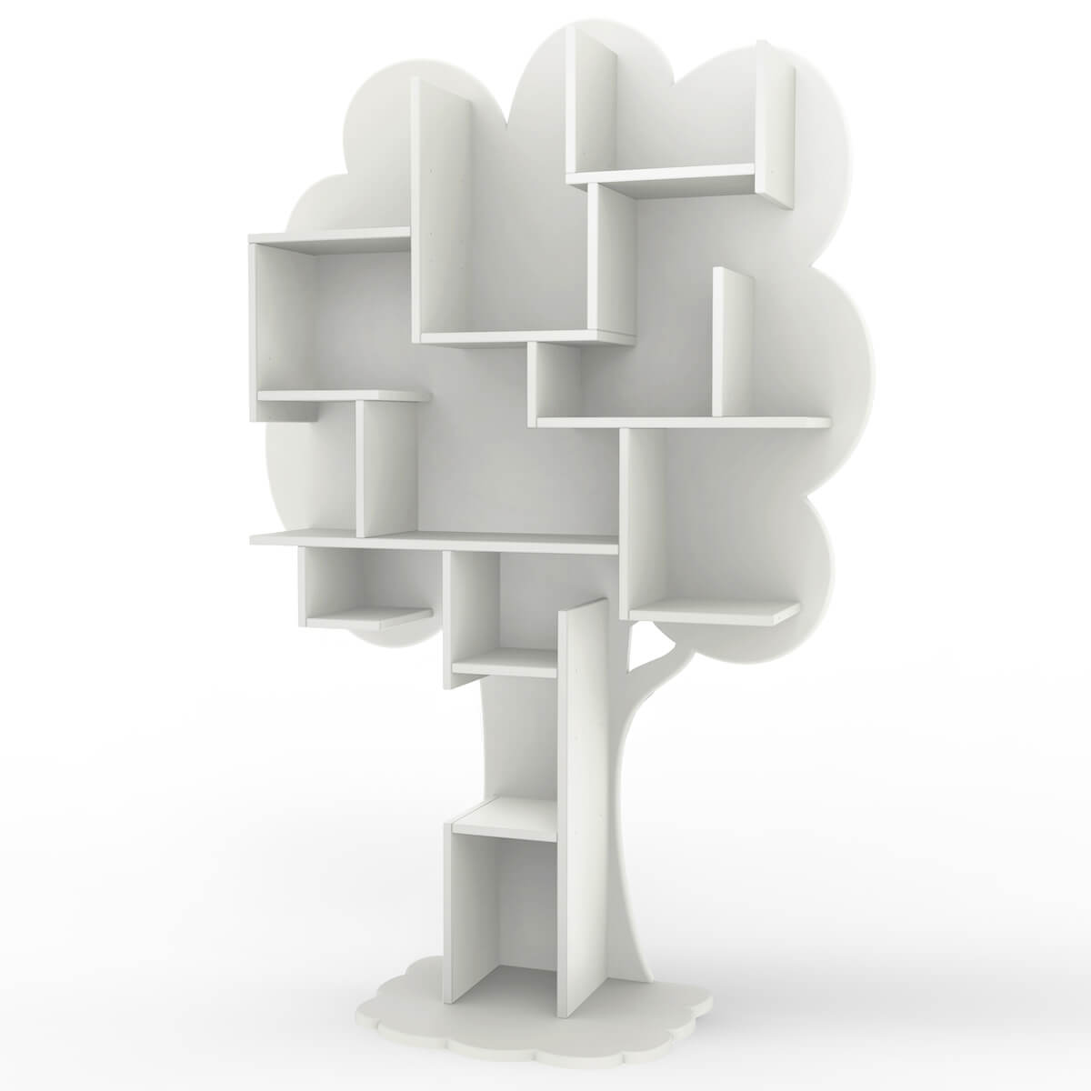 Baum-Bibliothek LOUANE Mathy von Bols perlgrau