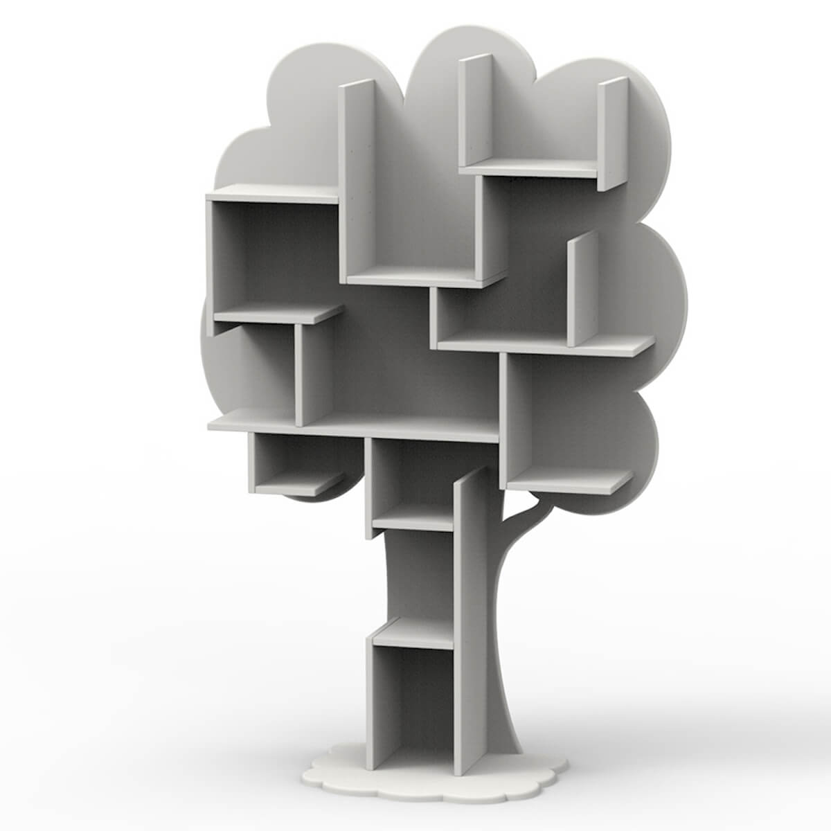 Baum-Bibliothek LOUANE Mathy von Bols perlgrau