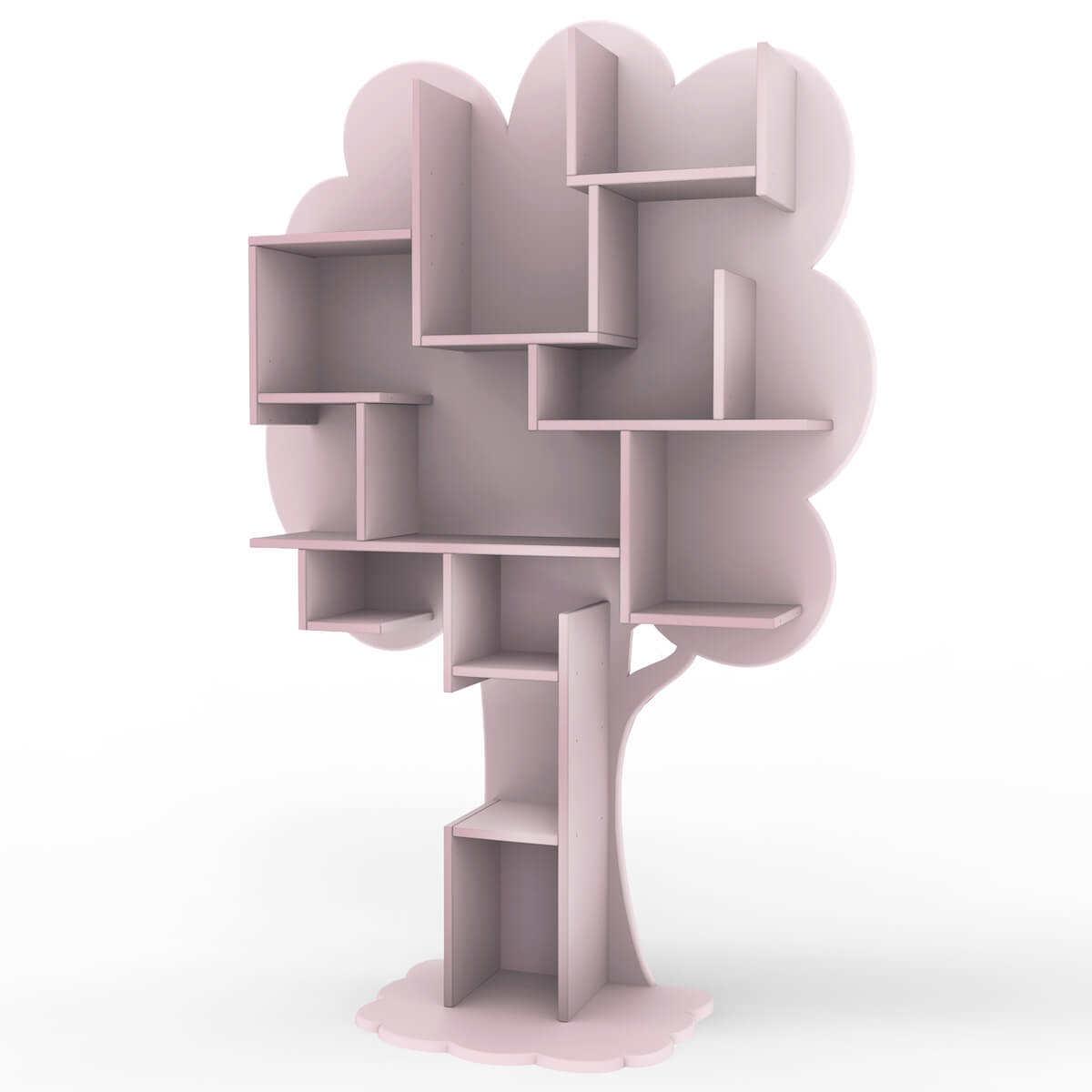 Baum-Bibliothek LOUANE Mathy von Bols rosa Winter