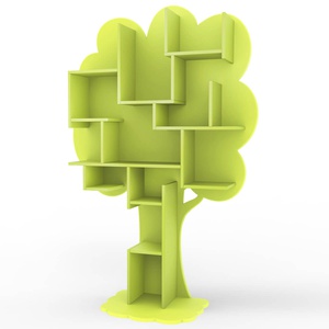 Baum-Bibliothek LOUANE Mathy von Schalen apfelgrün