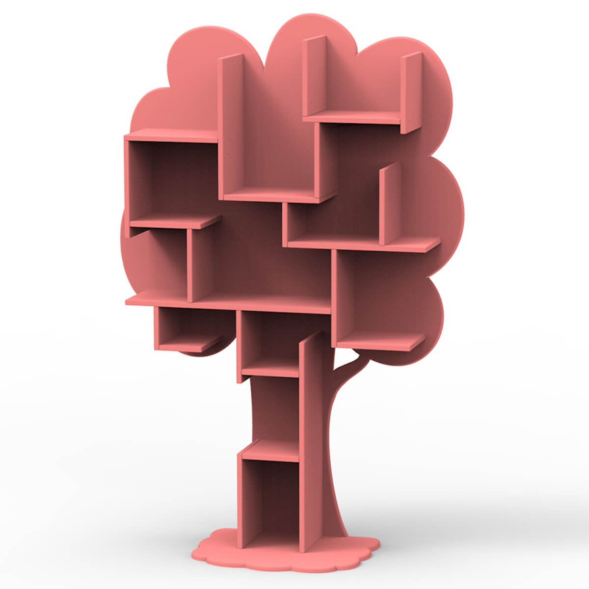 Baum-Bibliothek LOUANE Mathy von Schalen Koralle