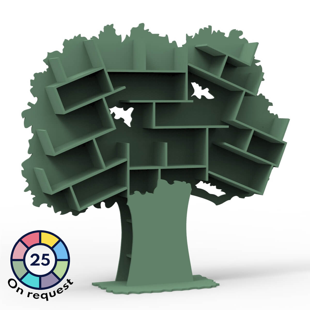 Baum-Bibliothek TESS Mathy von Bols Dschungelgrün