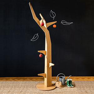 Baum freistehend-Bodenplatte KASVA Multiplex furniert Eiche-geölt