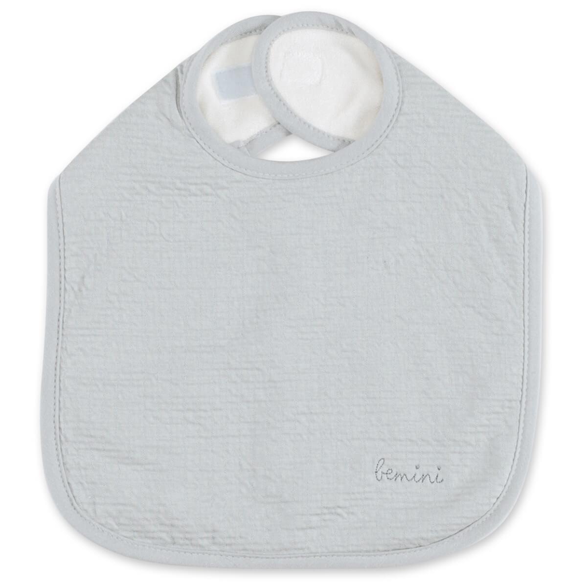 Bavoir 37cm Bemini cadum grizou