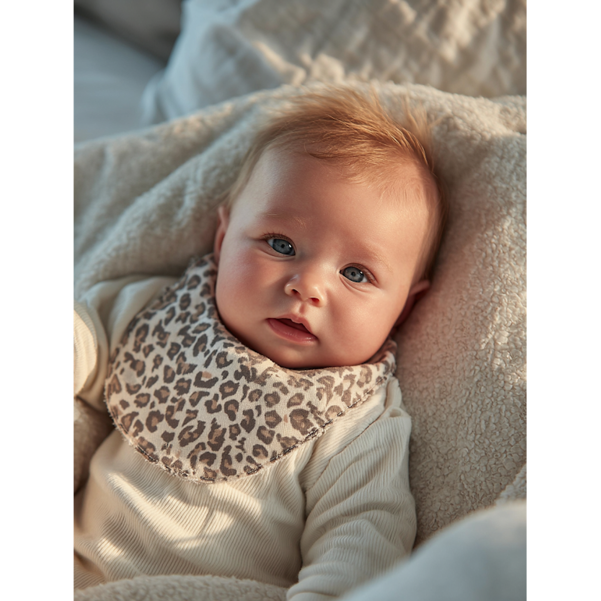 Bavoir BIG BROTHER Babyshower wild print