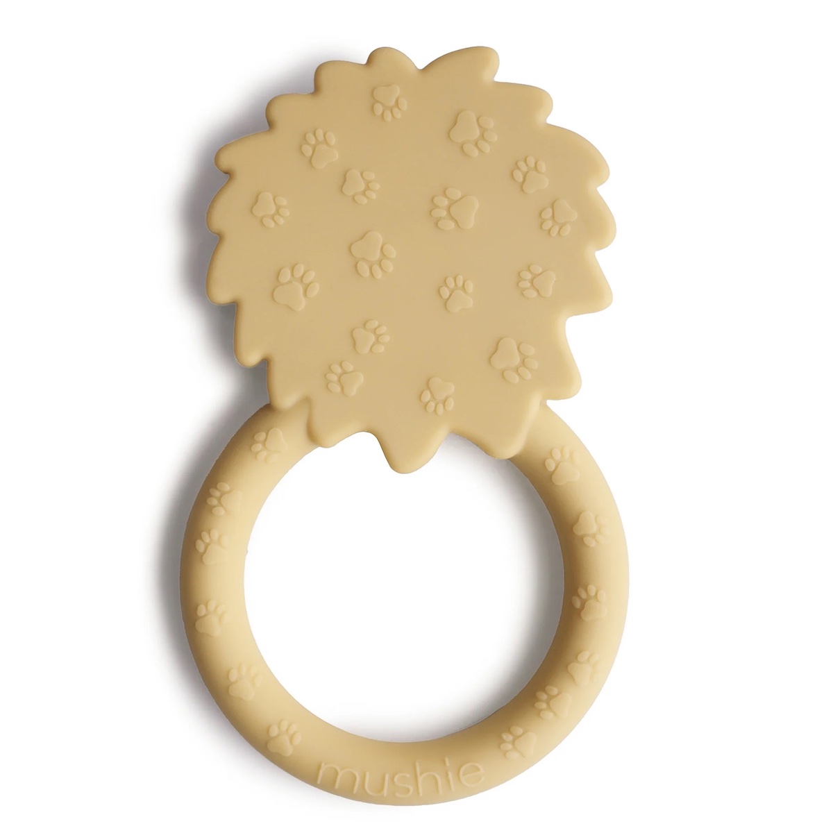 Beißring Lion Mushie Soft Gelb