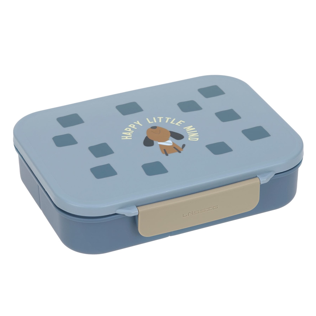 Bento-Lunchbox PATTERN PARTY Laessig blau grün