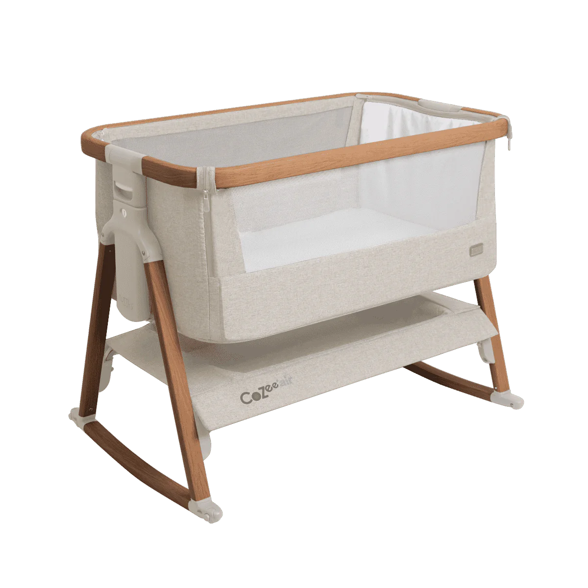 Berceau cododo chêne petits pois COZEE Air Tutti Bambini oak wallnut