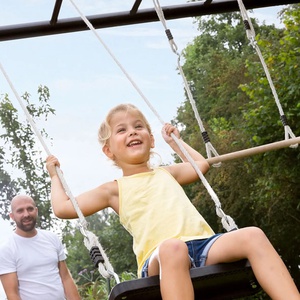 BERG Playbase Medium TL (Rubber seat+Trapeze+Climbing wall)