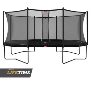 BERG Trampolin Grand Favorit Regular 520 Black + Safety Net Comfort