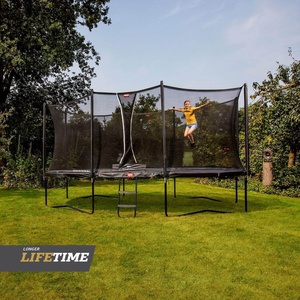 BERG Trampolin Grand Favorit Regular 520 Black + Safety Net Comfort
