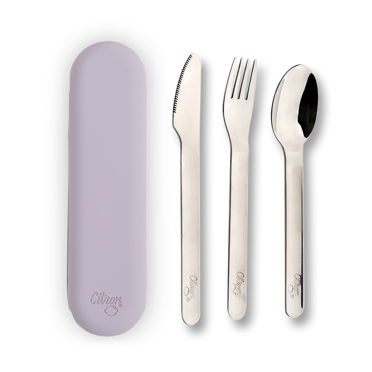 Besteckset Edelstahl mit Etui Citron Flowers