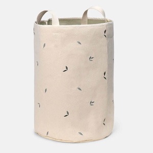 Bestickter Aufbewahrungskorb gross Dear April Leaves