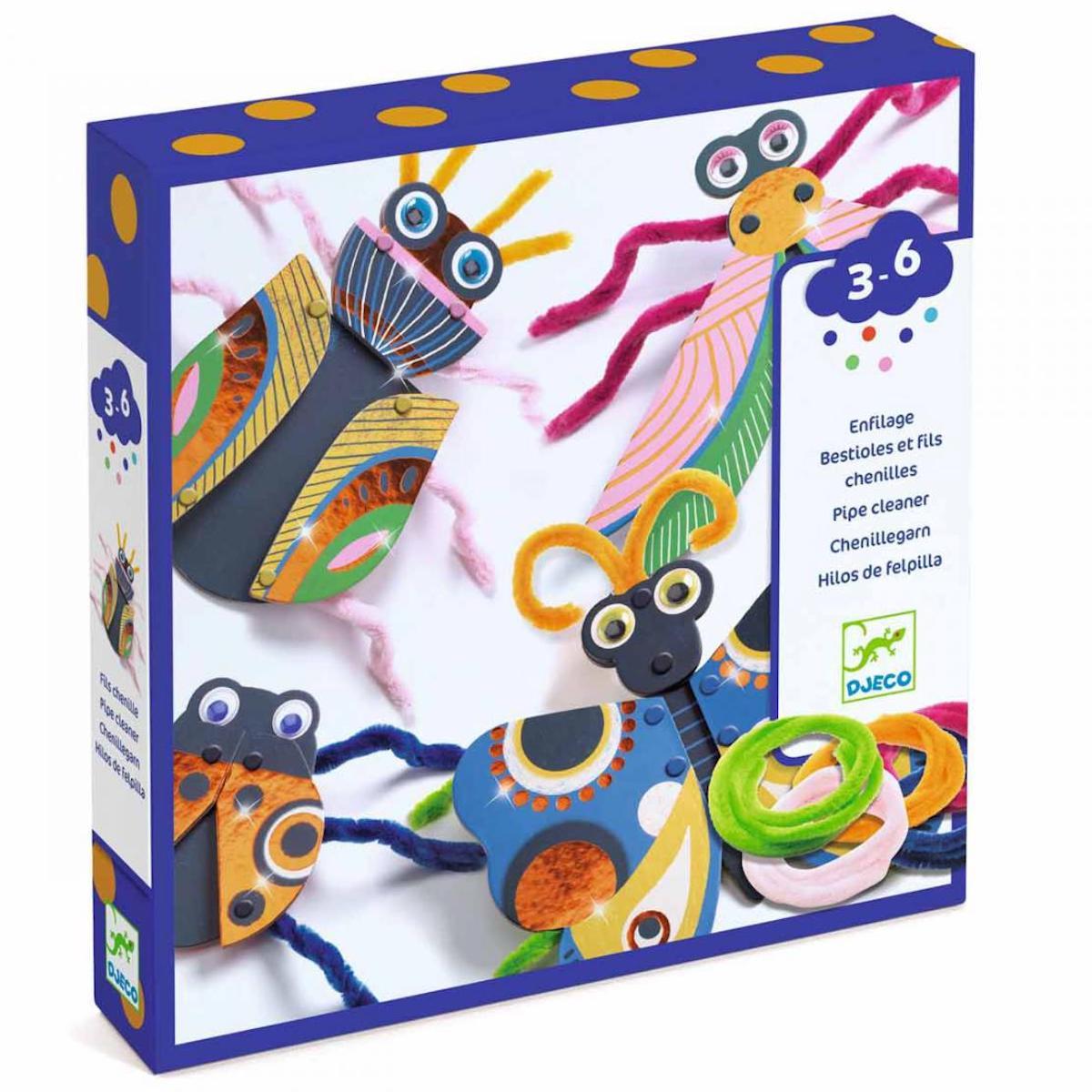 Bestioles en fils chenille Djeco