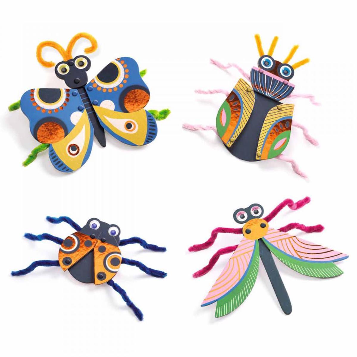 Bestioles en fils chenille Djeco