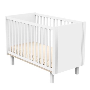 Bett 120x60cm ELEONORE Sauthon weiß