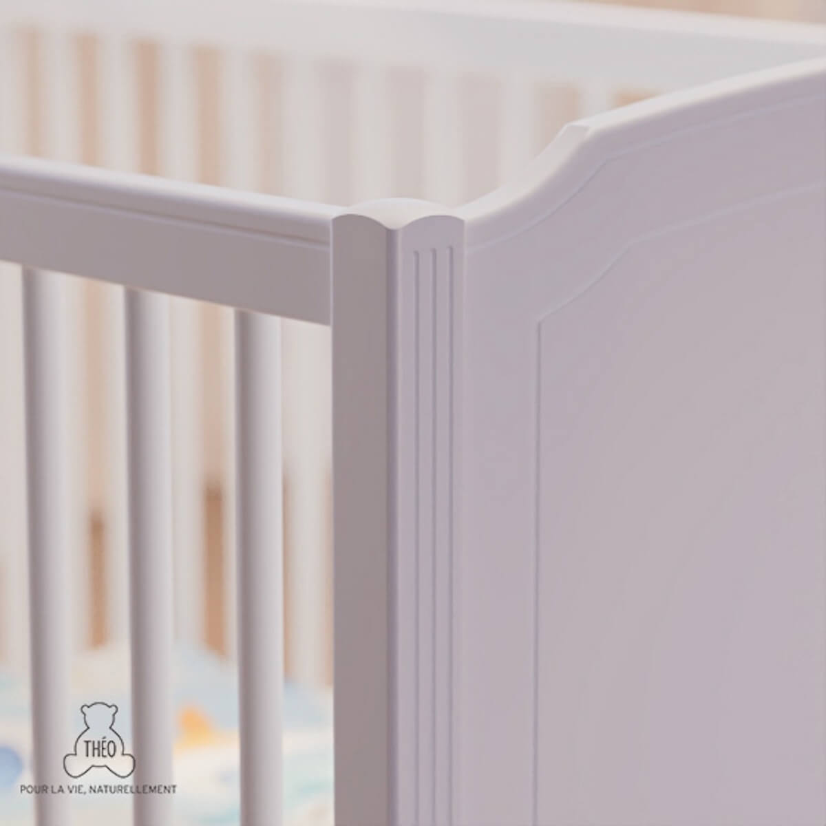 Bett 60x120cm LAFAYETTE Théo Bebe neige