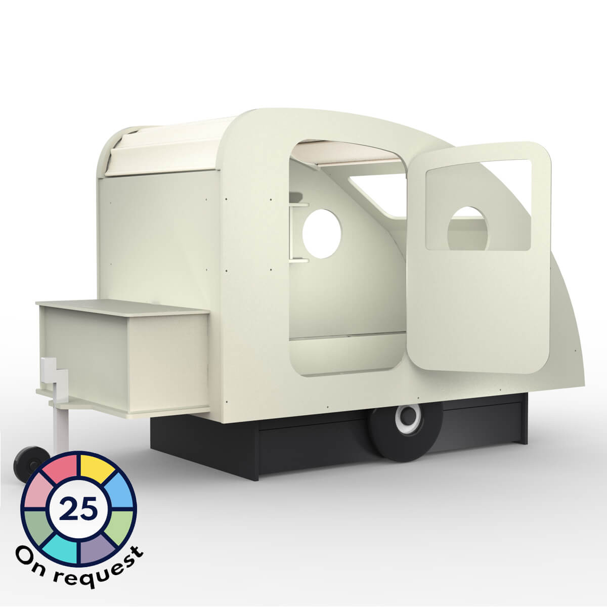 Bett 90x190cm CARAVANE Mathy by Bols perlgrau