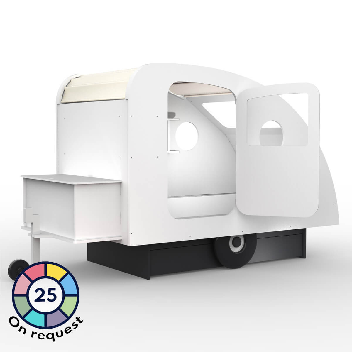 Bett 90x190cm CARAVANE Mathy by Bols weiß