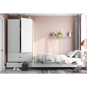 Bett FLAI 90x200cm Müller Small Living weiß