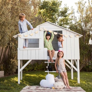 Bett halbhoch 90x190cm CABANE Mathy by Bols zementgrau