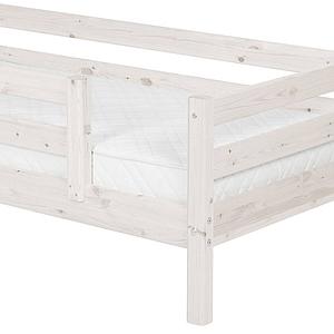 Bett mit Absturzsicherung mittig 90x200cm CLASSIC Flexa whitwash