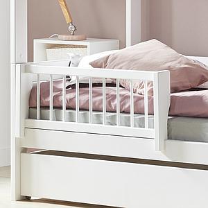 Bett mit Deluxe Lattenrost 90x200cm BEACH HOUSE Lifetime weiß