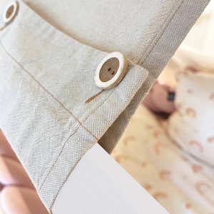 Bett niedrig Dach KASVA Buche weiß lackiert Dachtextil