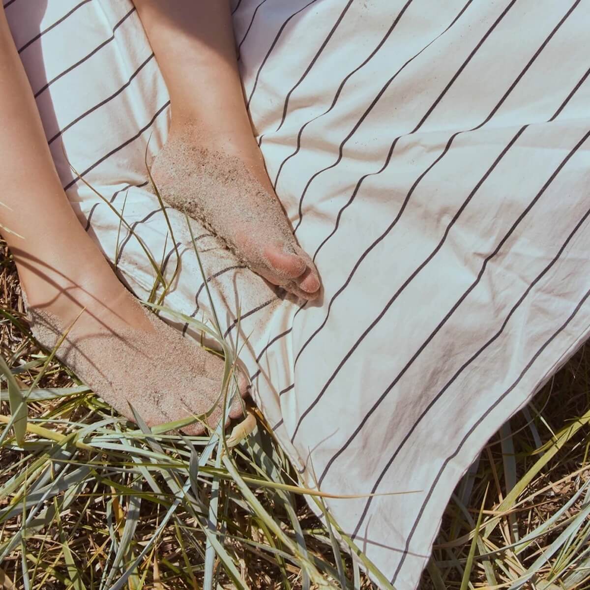 Bettbezug 100x135-40x60cm Dear April Sail Stripes