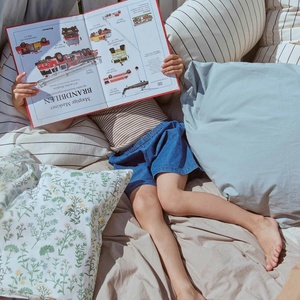 Bettbezug 100x135-40x60cm Dear April Sea Notes