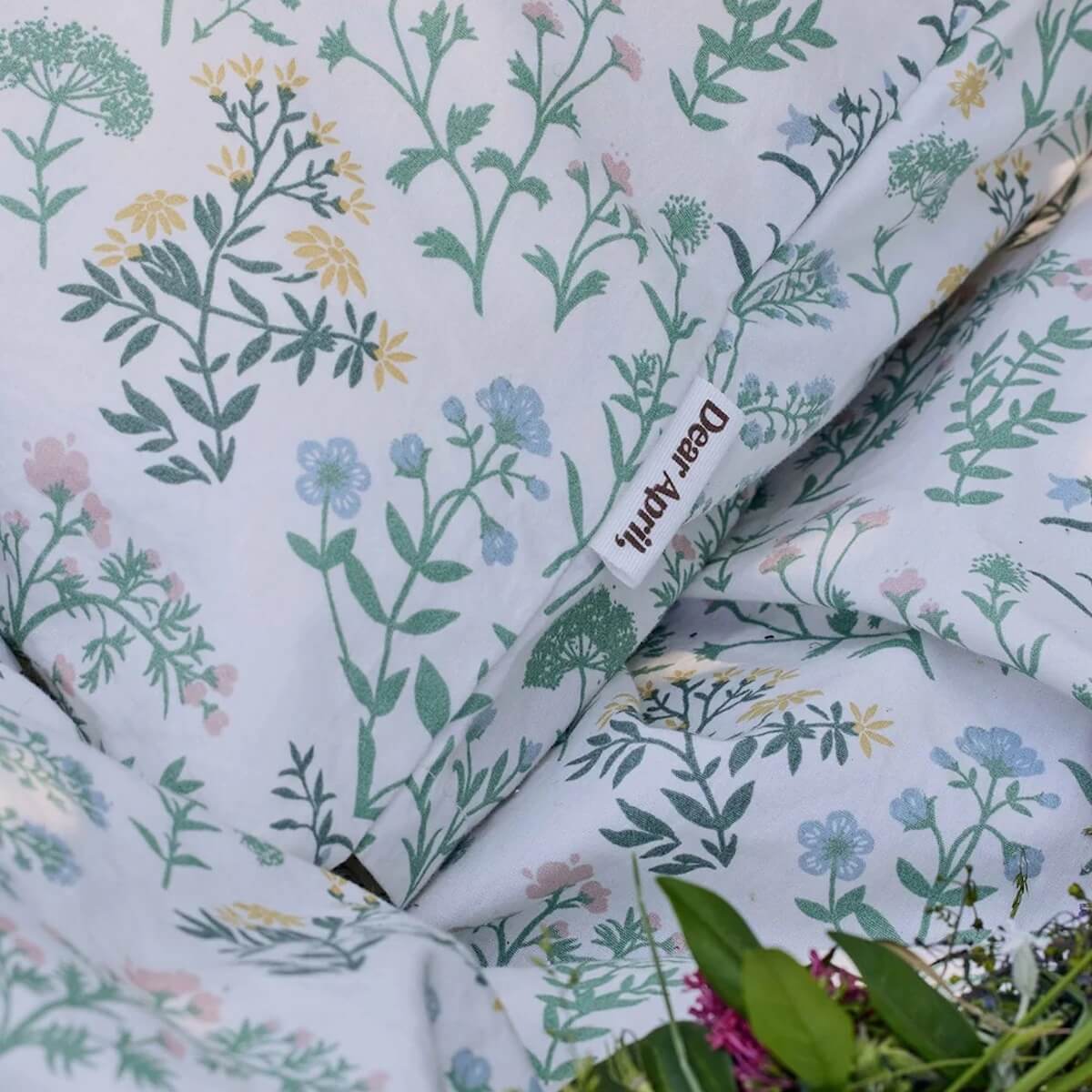 Bettbezug 100x135-40x60cm Dear April Summer Flowers