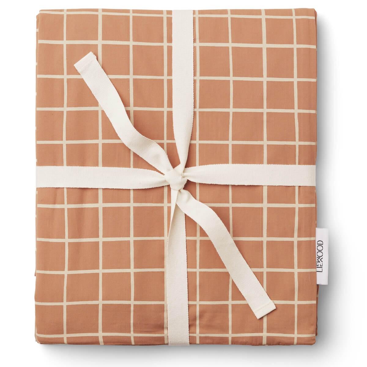 Bettbezug 100x140cm INGEBORG Liewood Check-tuscany rose