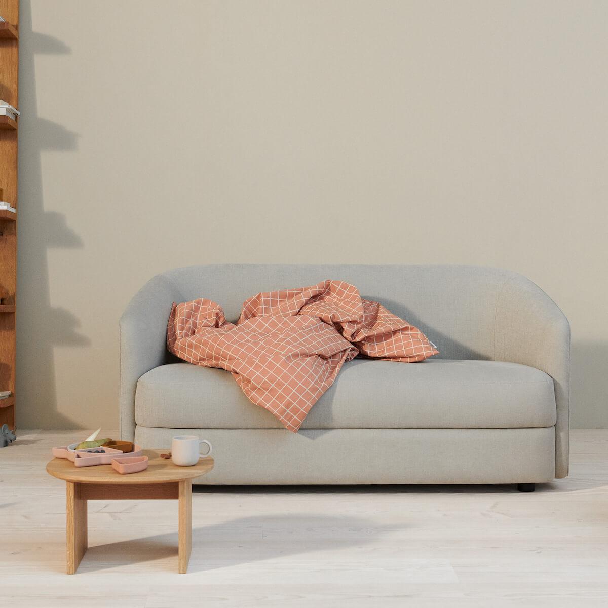 Bettbezug 100x140cm INGEBORG Liewood Check-tuscany rose