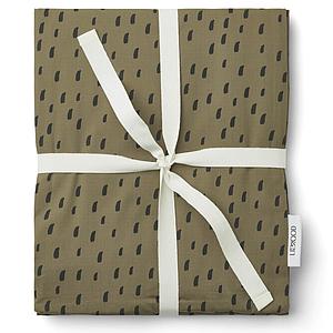 Bettbezug 100x140cm INGEBORG Liewood Graphic stroke-khaki