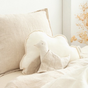 Bettbezug 100x140cm LIN FRANCAIS Nobodinoz Greige