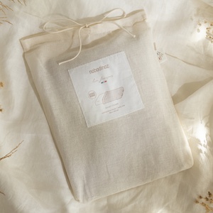 Bettbezug 100x140cm LIN FRANCAIS Nobodinoz Sand