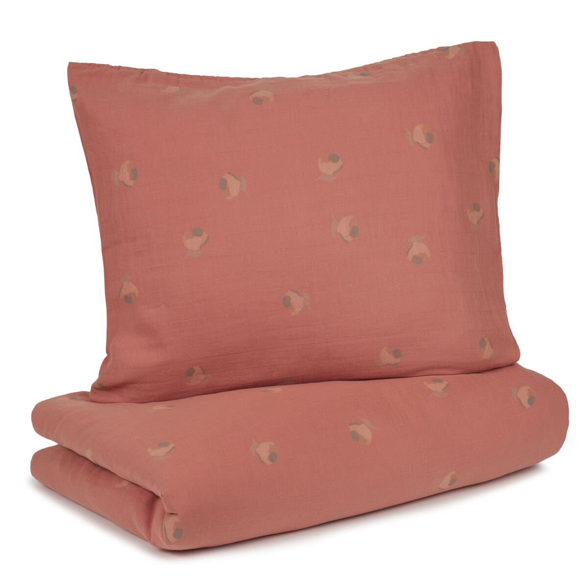 Bettbezug 100x140cm WABI SABI Nobodinoz Blossom Rosewood