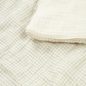 Bettbezug 100x140cm WABI SABI Nobodinoz blue grid