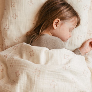 Bettbezug 100x140cm WABI SABI Nobodinoz braun hoshi birds