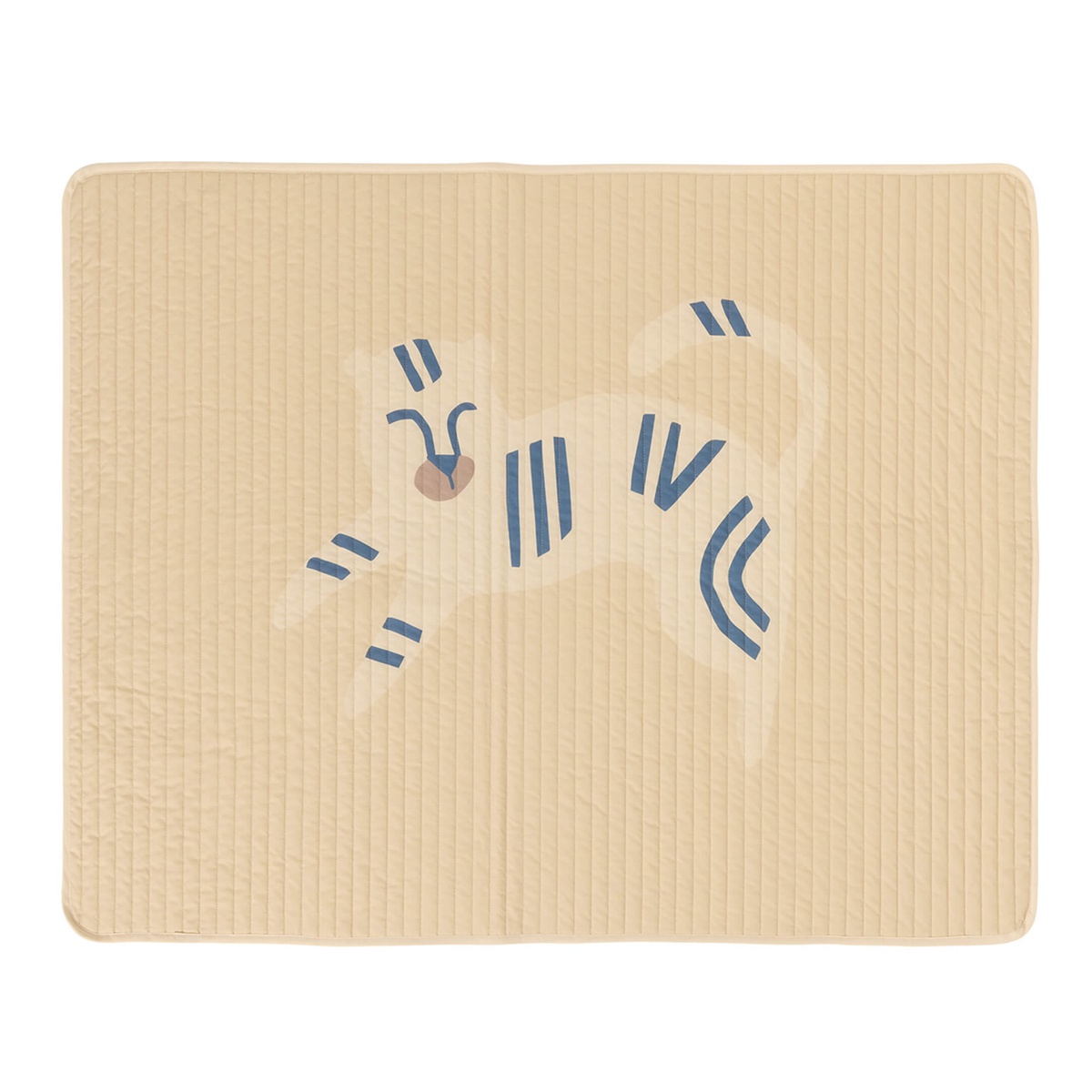 Bettdecke 100x142cm LANDSCAPE Nobodinoz blue tiger