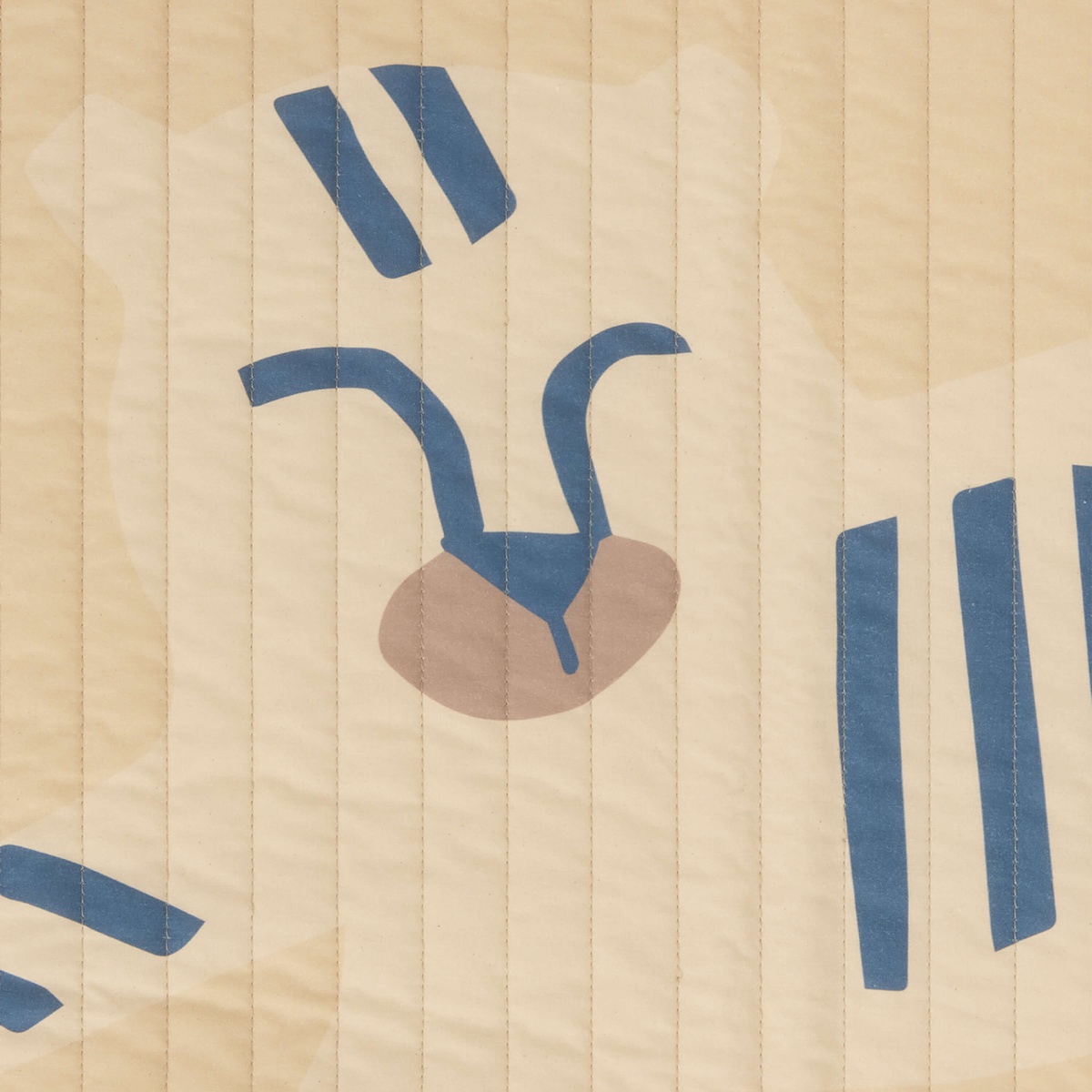 Bettdecke 100x142cm LANDSCAPE Nobodinoz blue tiger