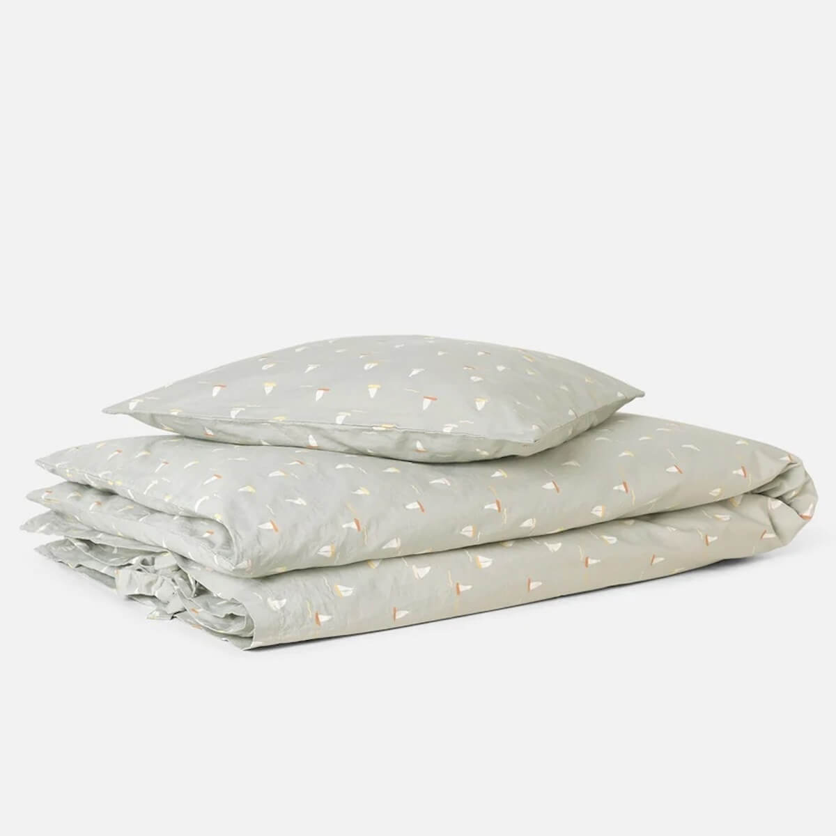 Bettdeckenbezug 100x140-40x45cm Liebe April Segelboote