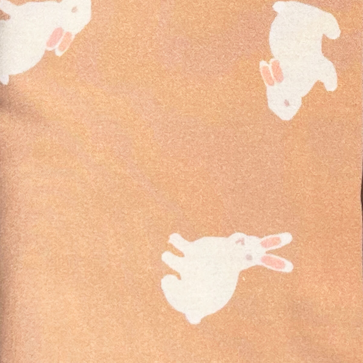 Bettdeckenbezug Baby RABBITS orange 100x140cm und Kissenbezug 40x40cm
