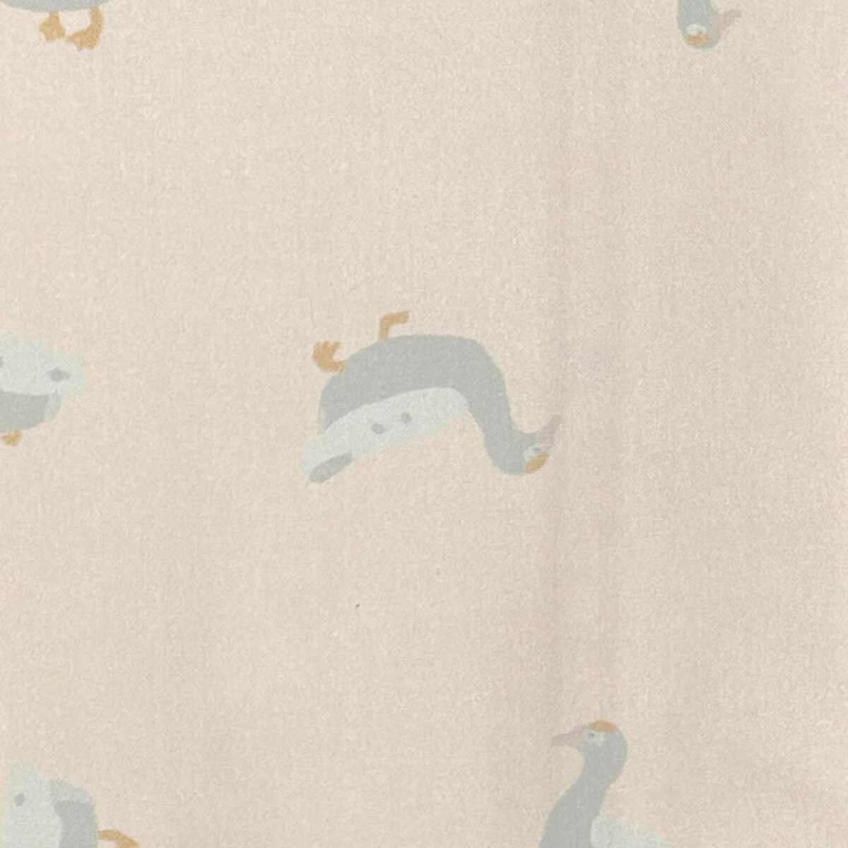 Bettdeckenbezug Kids DUCKS beige 140x200cm und Kissenbezug 60x60cm