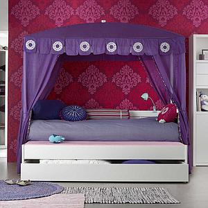 Bettkasten für Basisbett groß Lifetime whitewash