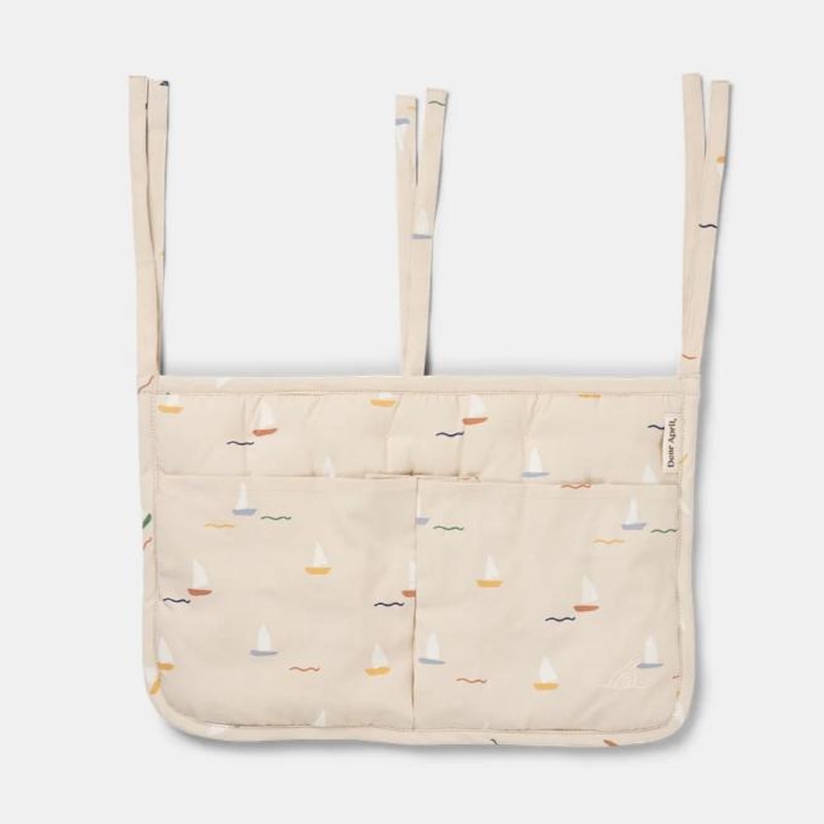 Betttaschen 24x38cm POLLY Quilted & Padded Dear April Pond Boats