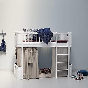 Bettvorhang WOOD MINI+ Oliver Furniture rosa