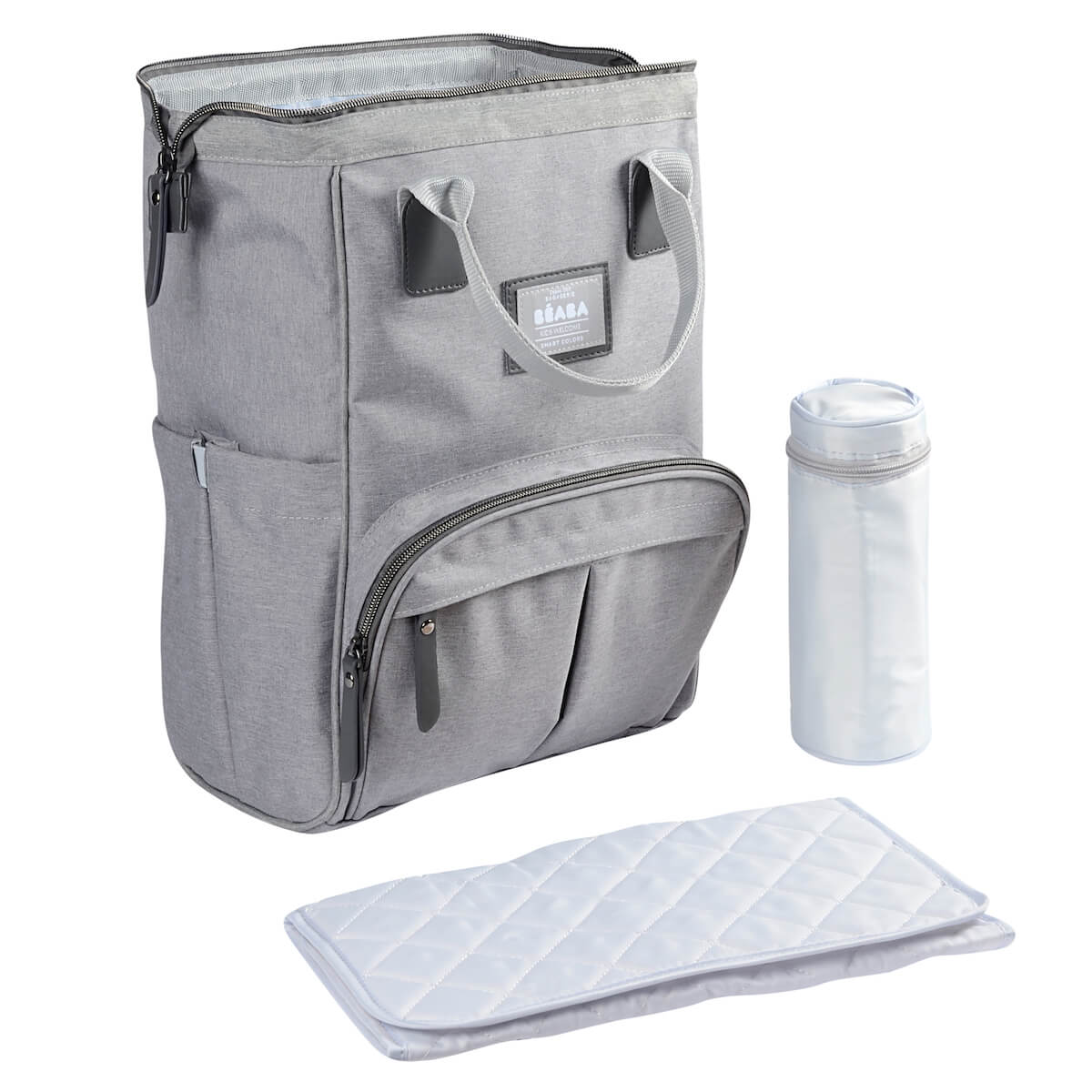 Beutel mit langem Arm WELLINGTON Beaba grau meliert