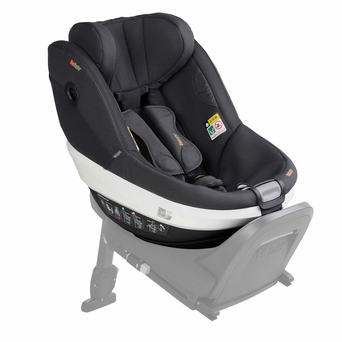Beyond 360 Autositz Besafe anthrazit mesh
